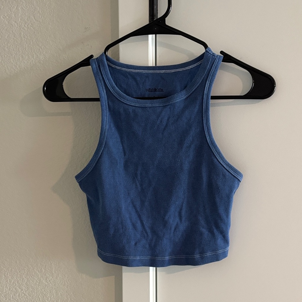 Wild Fable Blue Crop Tank